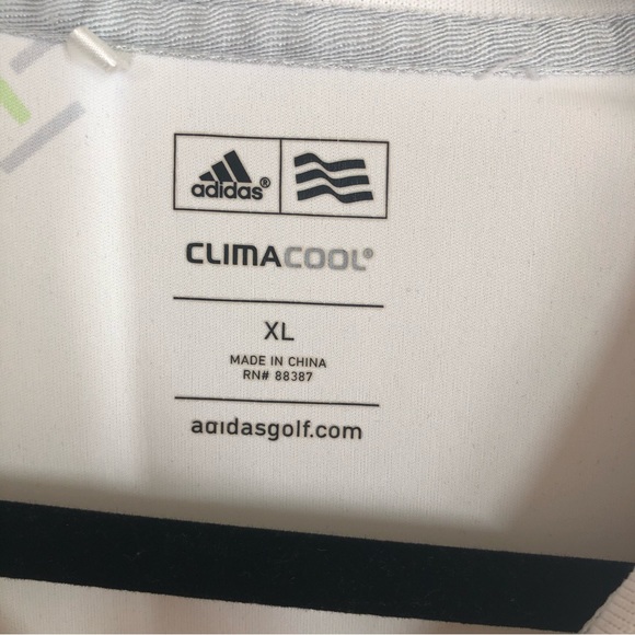 Adidas Golf ClimaCool Performance Torrey Pines White Polo Shirt - Picture 4 of 9